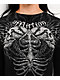 Affliction Charred Martyr Black Long Sleeve Crop T-Shirt - Thumbnail image 2 of 5