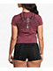 Affliction Charred Martyr Red Wash Crop T-Shirt - Thumbnail image 2 of 2