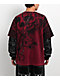 Affliction Chemical Rain Red & Grey 2fer Long Sleeve T-Shirt - Thumbnail image 2 of 7