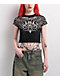 Affliction Chrome Black Crop T-Shirt - Thumbnail image 1 of 3