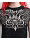 Affliction Chrome Reflective Black Crop T-Shirt - Thumbnail image 3 of 3