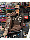 Affliction Collapse Rhinestone Brown Wash Hoodie - Thumbnail image 10 of 10