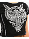 Affliction Congregation Black Crop T-Shirt - Thumbnail image 4 of 6