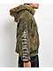 Affliction Courage Faux Fur Green Zip Hoodie - Thumbnail image 8 of 10