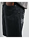 Affliction Creed Black Wash Wide Leg Denim Shorts - Thumbnail image 5 of 6