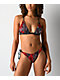 Affliction Crimson Temple Black Triangle Bikini Top - Thumbnail image 4 of 5