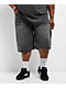 Affliction Crossed Chains Grey Wash Denim Shorts - Thumbnail image 4 of 9
