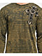 Affliction Crossed Green Long Sleeve T-Shirt - Thumbnail image 3 of 6