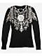 Affliction Crossed Over Black Lava Thermal Long Sleeve T-Shirt - Thumbnail image 4 of 4