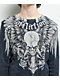 Affliction Crossed Over Dark Navy Wash Thermal Long Sleeve T-Shirt - Thumbnail image 2 of 3