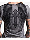Affliction Crossed Over Grey T-Shirt - Thumbnail image 4 of 4