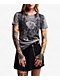 Affliction Crossed Over Grey T-Shirt - Thumbnail image 1 of 4