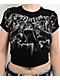 Affliction Crows Black Crop T-Shirt - Thumbnail image 3 of 3