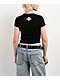 Affliction Crows Black Crop T-Shirt - Thumbnail image 2 of 3