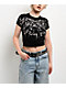 Affliction Crows Black Crop T-Shirt - Thumbnail image 1 of 3