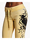 Affliction Crows Burnout Yellow Sweatpants - Thumbnail image 3 of 7
