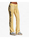 Affliction Crows Burnout Yellow Sweatpants - Thumbnail image 7 of 7
