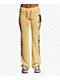 Affliction Crows Burnout Yellow Sweatpants - Thumbnail image 1 of 7