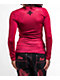 Affliction Crows Cherry Red Burnout Long Sleeve T-Shirt - Thumbnail image 2 of 4