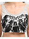 Affliction Crows Grey Cami Crop T-Shirt - Thumbnail image 3 of 3