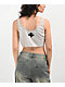 Affliction Crows Grey Cami Crop T-Shirt - Thumbnail image 2 of 3