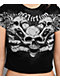 Affliction Dark Omen Black Crop T-Shirt - Thumbnail image 3 of 4