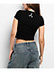 Affliction Dark Omen Black Crop T-Shirt - Thumbnail image 2 of 4