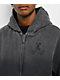 Affliction Dark Wings Charcoal Hooded Canvas Zip Jacket - Thumbnail image 3 of 5