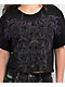 Affliction Darkness Falls Black Crop T-Shirt - Thumbnail image 3 of 4
