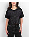 Affliction Darkness Falls Black Crop T-Shirt - Thumbnail image 1 of 4