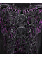 Affliction Darkness Falls Black Wash 2Fer Long Sleeve Crop T-Shirt - Thumbnail image 3 of 8