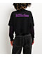 Affliction Darkness Falls Black Wash 2Fer Long Sleeve Crop T-Shirt - Thumbnail image 2 of 8