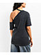 Affliction Davey Jones Black Wash Cutout T-Shirt - Thumbnail image 2 of 4
