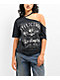 Affliction Davey Jones Black Wash Cutout T-Shirt - Thumbnail image 1 of 4