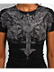 Affliction Death Eyes Black Burnout T-Shirt - Thumbnail image 3 of 4