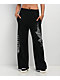 Affliction Death Eyes Black Wide Leg Sweatpants - Thumbnail image 1 of 9