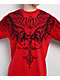 Affliction Death Eyes Red & Grey 2fer Long Sleeve T-Shirt - Thumbnail image 2 of 4