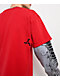 Affliction Death Eyes Red & Grey 2fer Long Sleeve T-Shirt - Thumbnail image 3 of 4