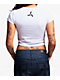 Affliction Death Eyes White Crop T-Shirt - Thumbnail image 2 of 3