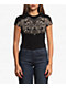 Affliction Death Slayer Black Crop T-Shirt - Thumbnail image 1 of 2