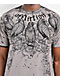 Affliction Death Trial Silver Lava Wash Reversible T-Shirt - Thumbnail image 4 of 6