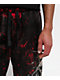 Affliction Decimation Black Plush Lounge Pants - Thumbnail image 2 of 5