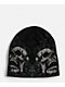 Affliction Decimation Black Reversible Skully Beanie - Thumbnail image 1 of 3