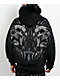 Affliction Decimation Faux Fur Black Zip Hoodie - Thumbnail image 3 of 9