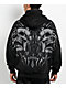 Affliction Decimation Faux Fur Black Zip Hoodie - Thumbnail image 4 of 9