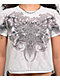 Affliction Desperate Saint White Crop T-Shirt - Thumbnail image 3 of 5