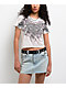 Affliction Desperate Saint White Crop T-Shirt - Thumbnail image 1 of 5