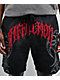 Affliction Dismay Black Wash Sweat Shorts - Thumbnail image 3 of 5