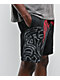 Affliction Dismay Black Wash Sweat Shorts - Thumbnail image 4 of 5