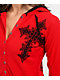 Affliction Elitist Red Wash Button Hoodie - Thumbnail image 3 of 6